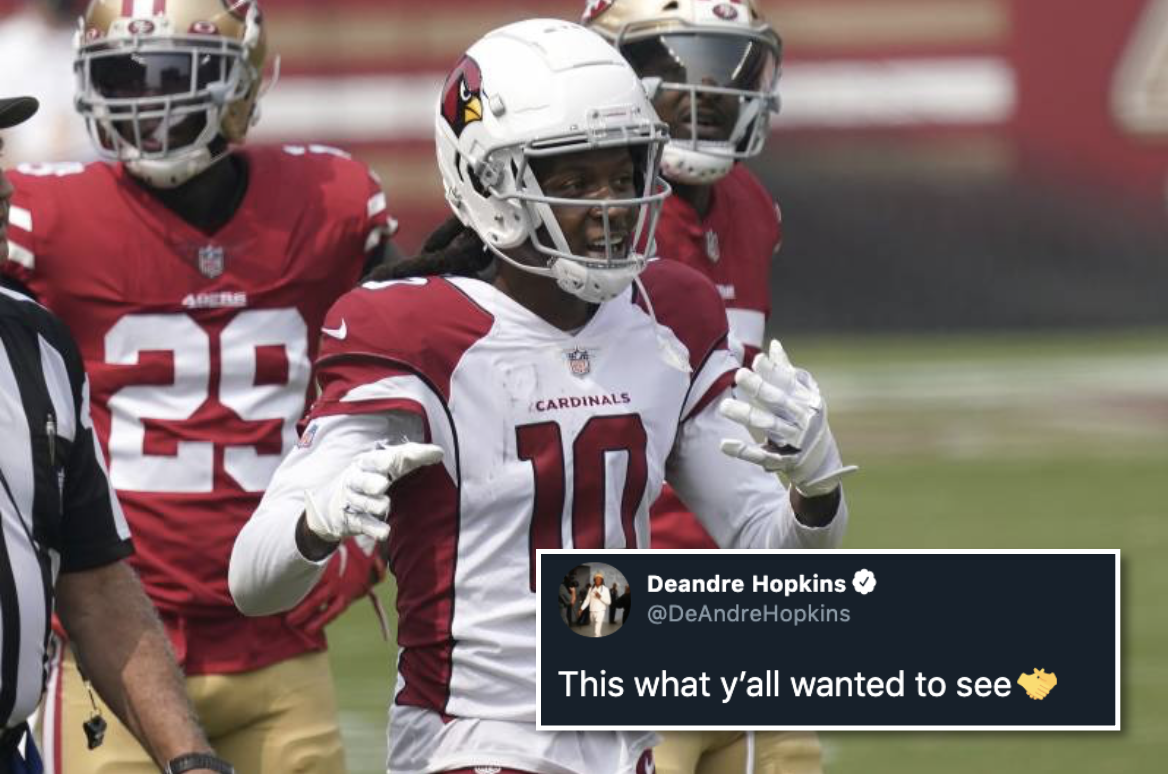 Deandre Hopkins After Dominant Cardinals Debut This What Y All Wanted To See Bleacher Report Latest News Videos And Highlights