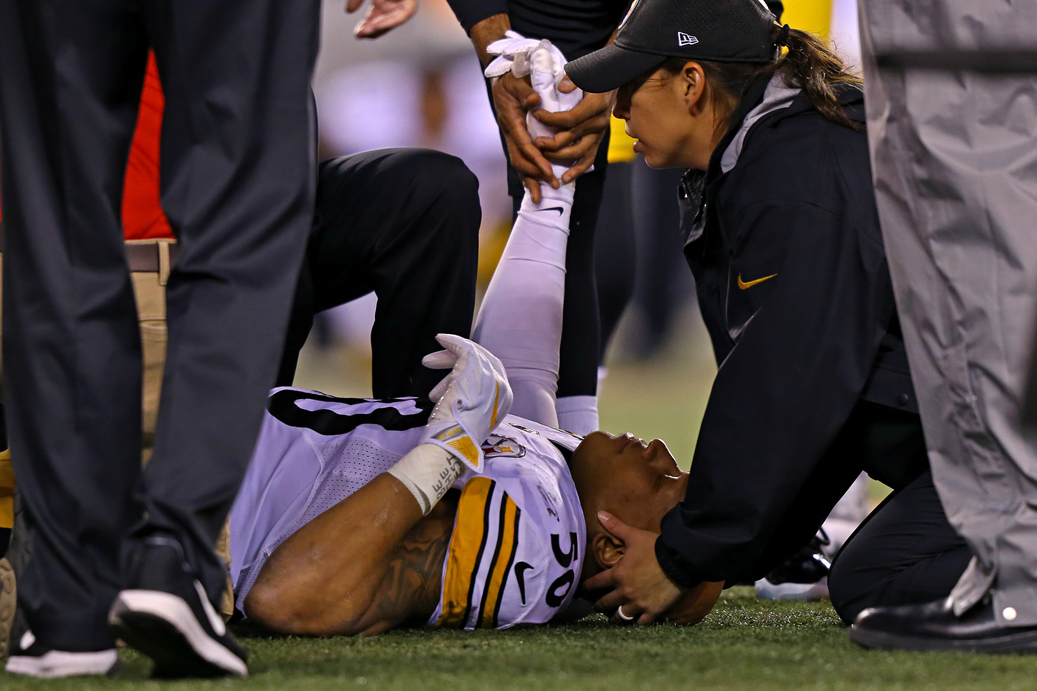 Ryan Shazier Carted Off Field, Taken to Hospital with Back Injury vs.  Bengals, News, Scores, Highlights, Stats, and Rumors