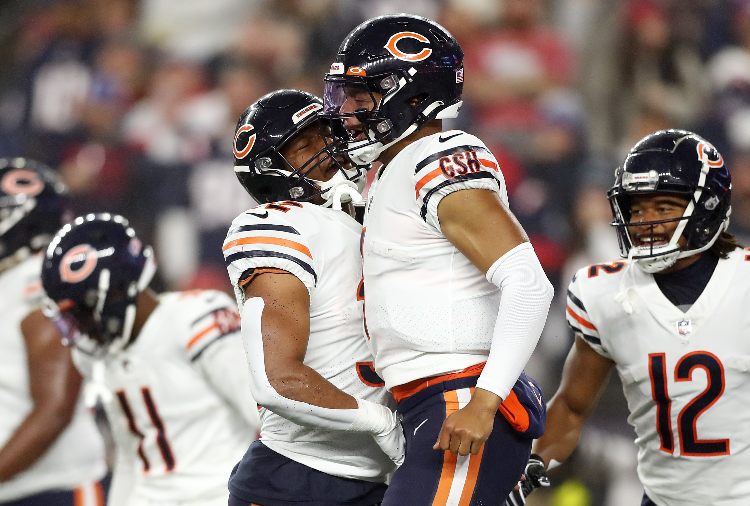 Justin Fields' designed runs brought 'whole different element' to Bears  offense in blowout over Patriots