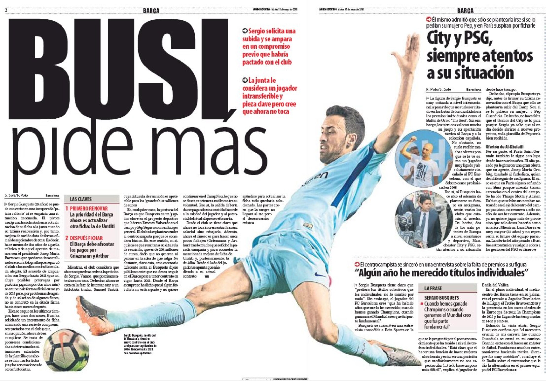 Sergio Busquets Bleacher Report Latest News Videos And Highlights