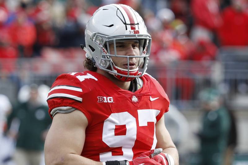 Nick Bosa Won T Return Vs Tcu Because Of Groin Injury Bleacher