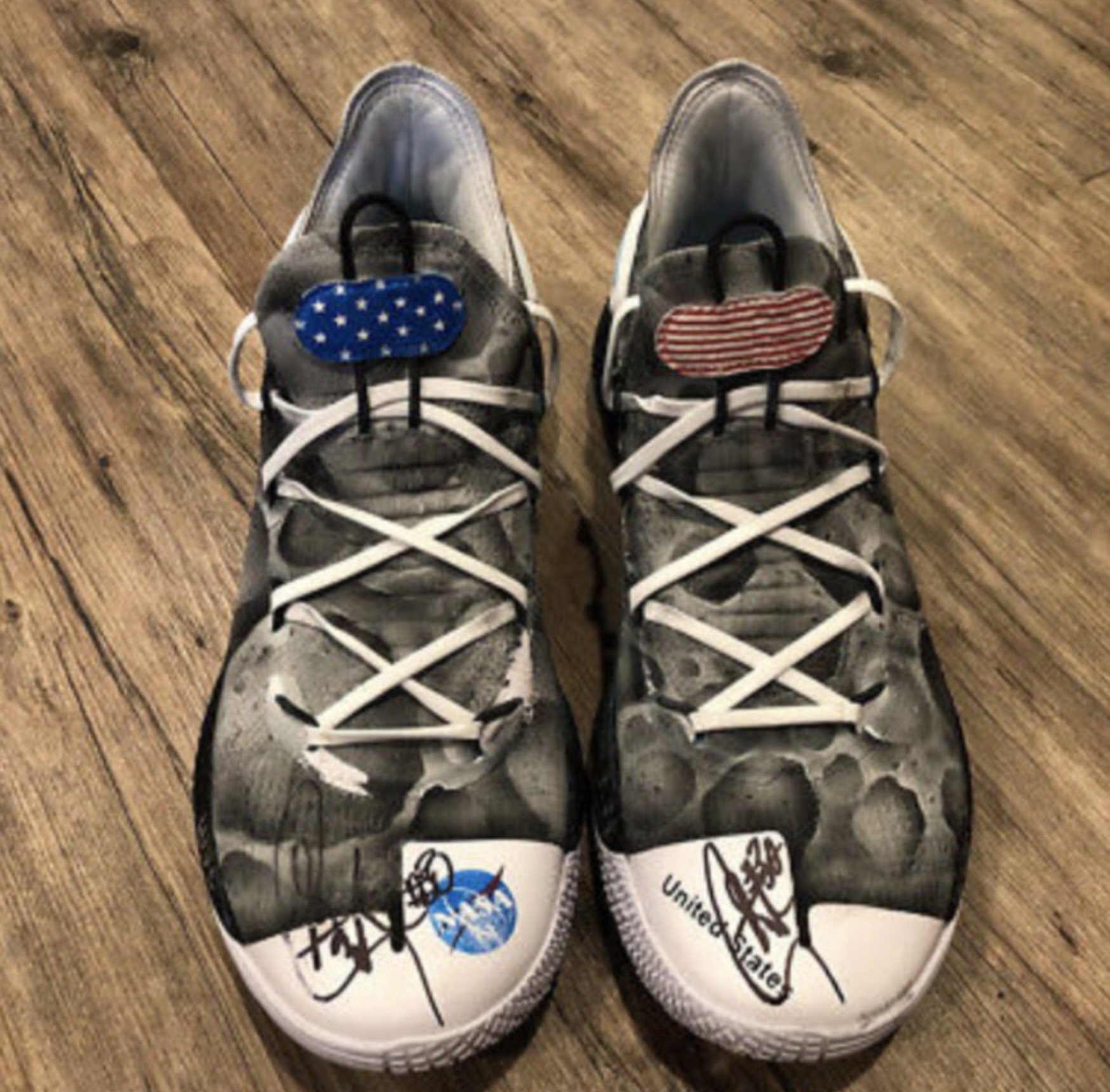 Game-Worn 'Moon Landing' Shoes Sell 