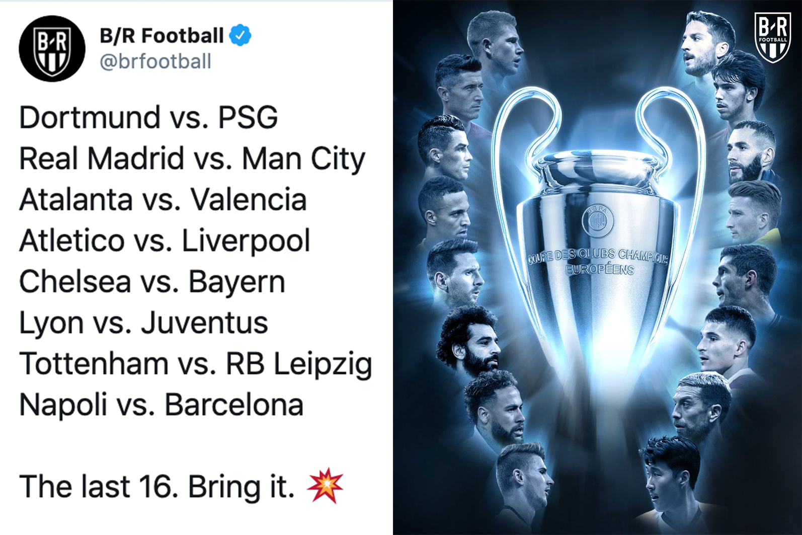 Champions League Draw 2019 20 Schedule Of Dates For Round Of 16 Fixtures Bleacher Report Latest News Videos And Highlights