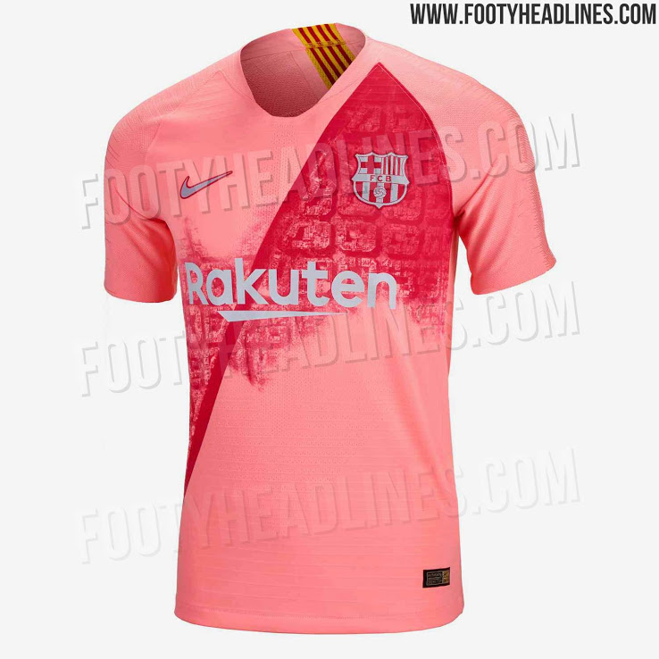 barcelona pink uniform