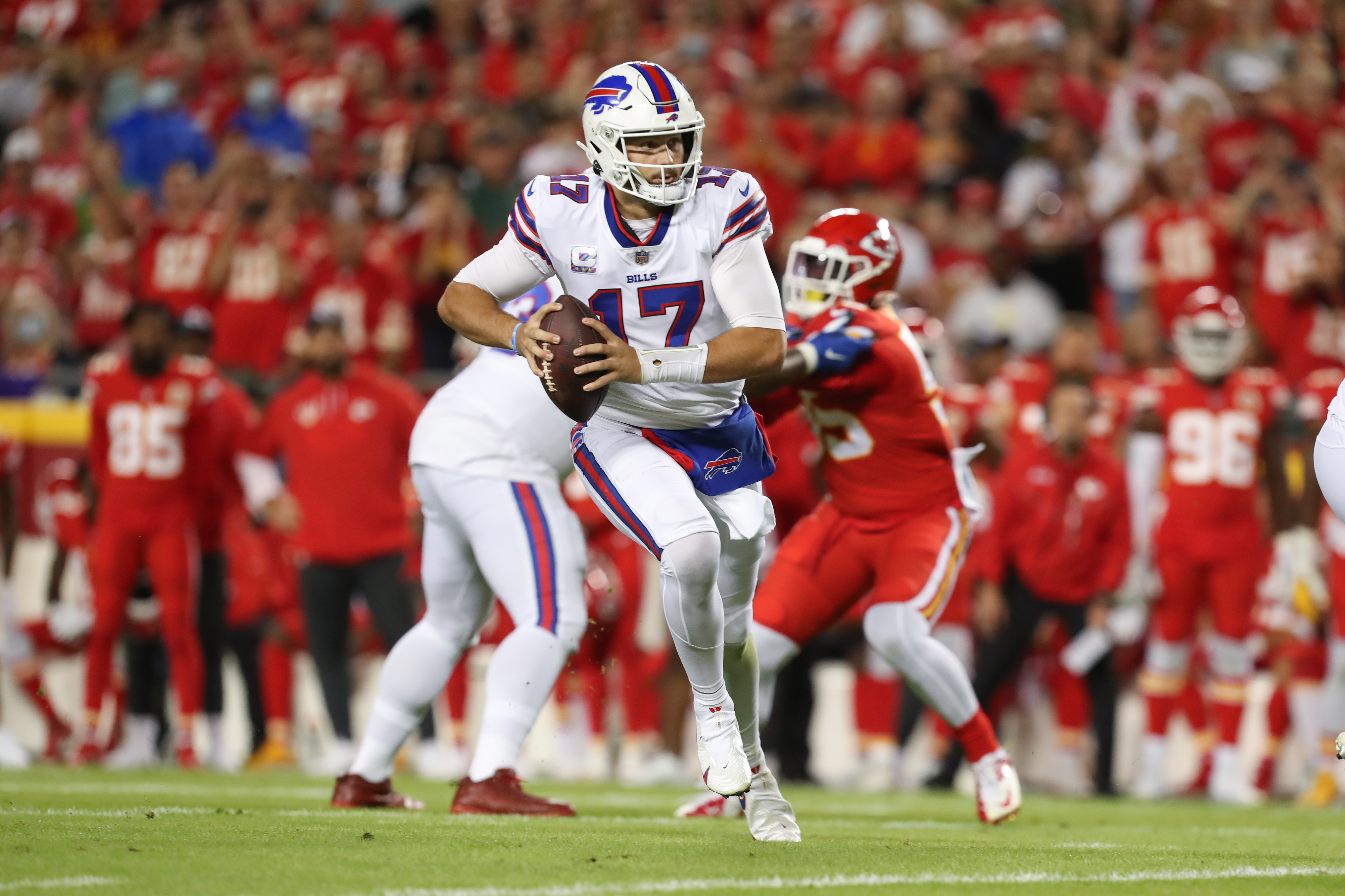 KC Chiefs lost 38-20 to Buffalo Bills in 10/10/21 NFL game