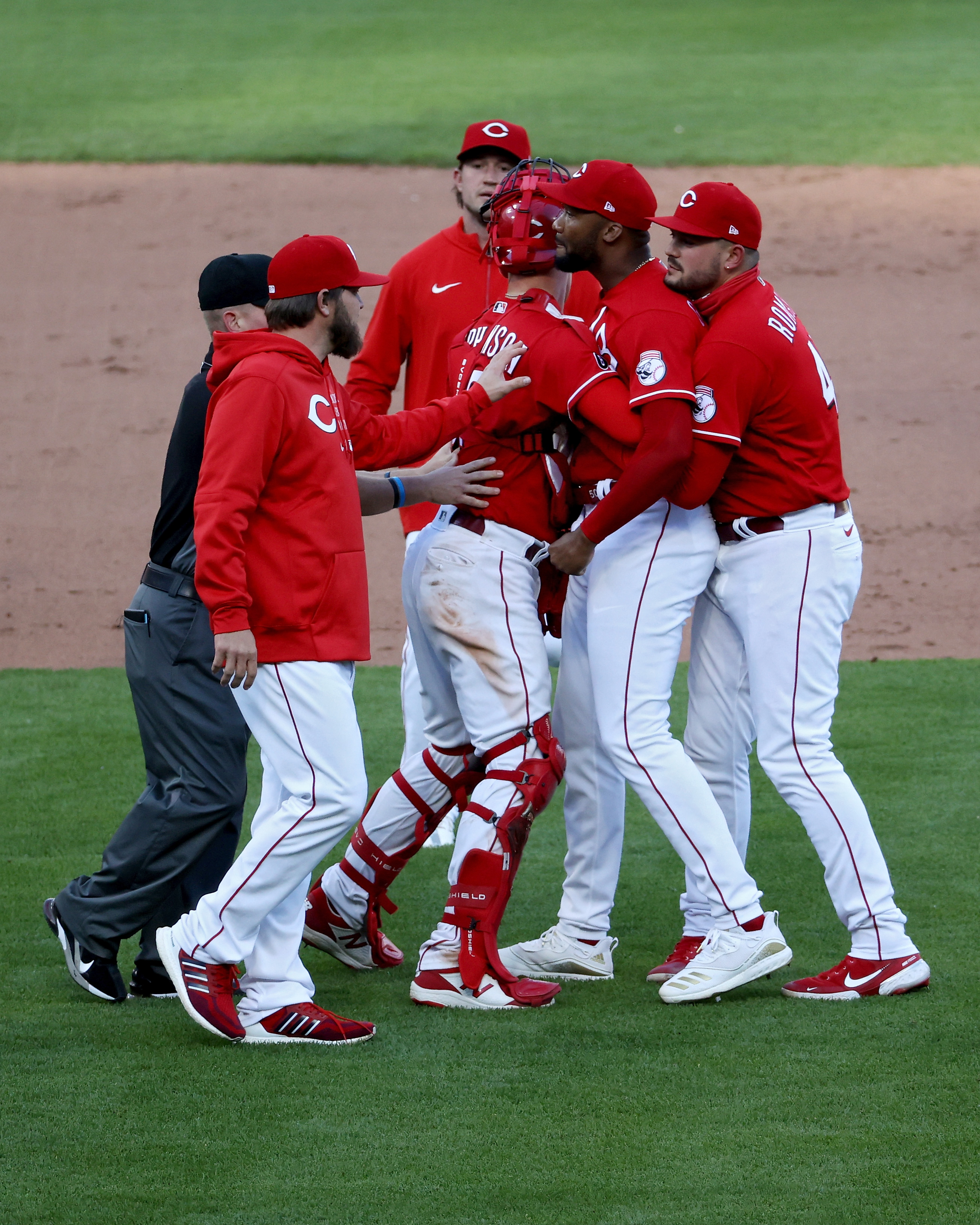 Reds' Amir Garrett suspended 7 games after benches cleared vs. Cubs