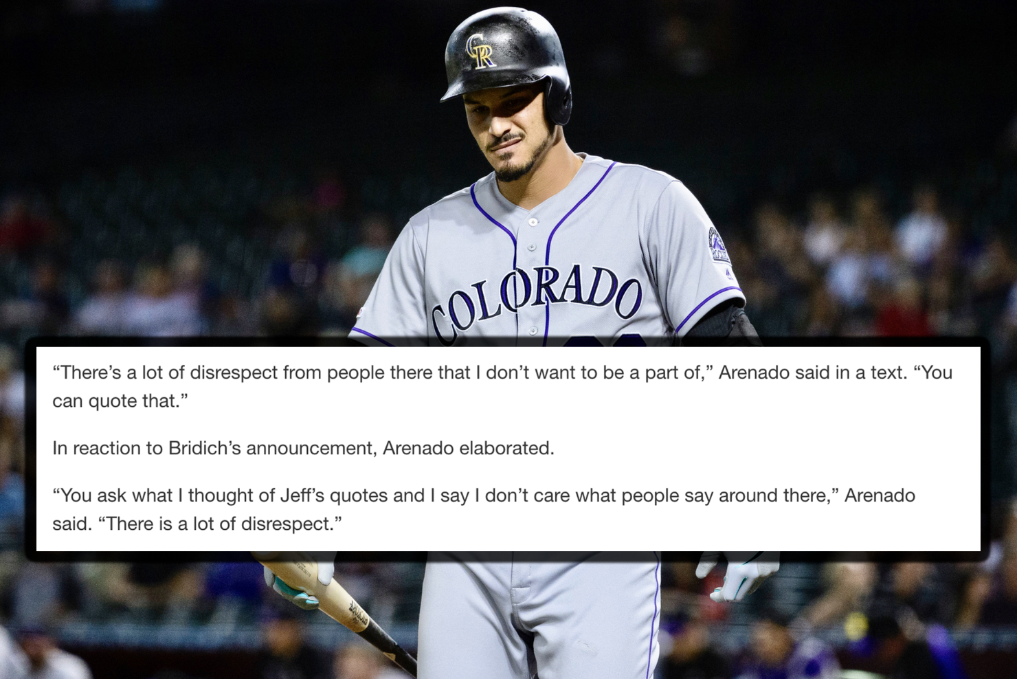 Image result for Arenado facepalm