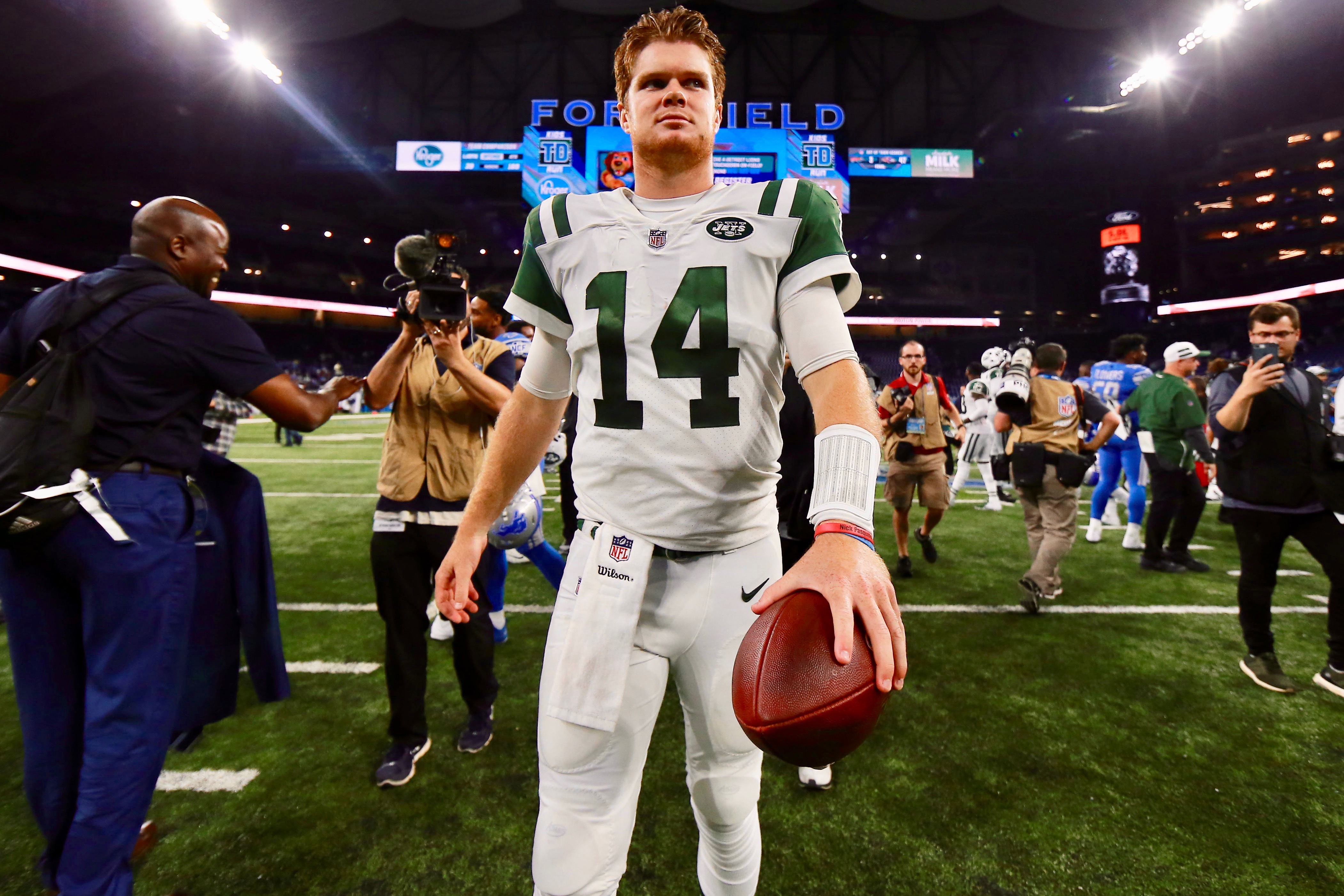 New York Jets, Sam Darnold manhandle the Detroit Lions, 48-17