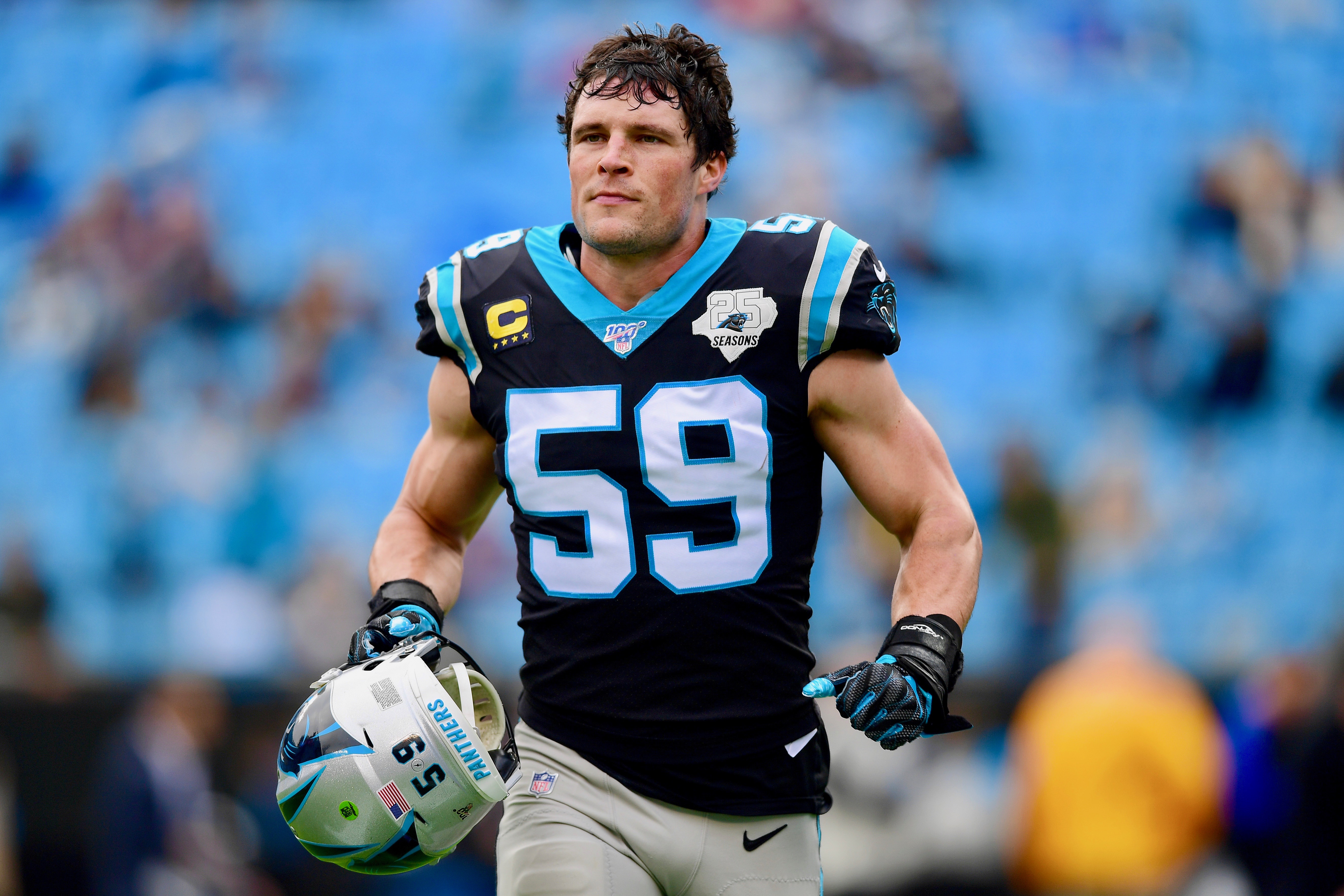 luke kuechly jersey super bowl