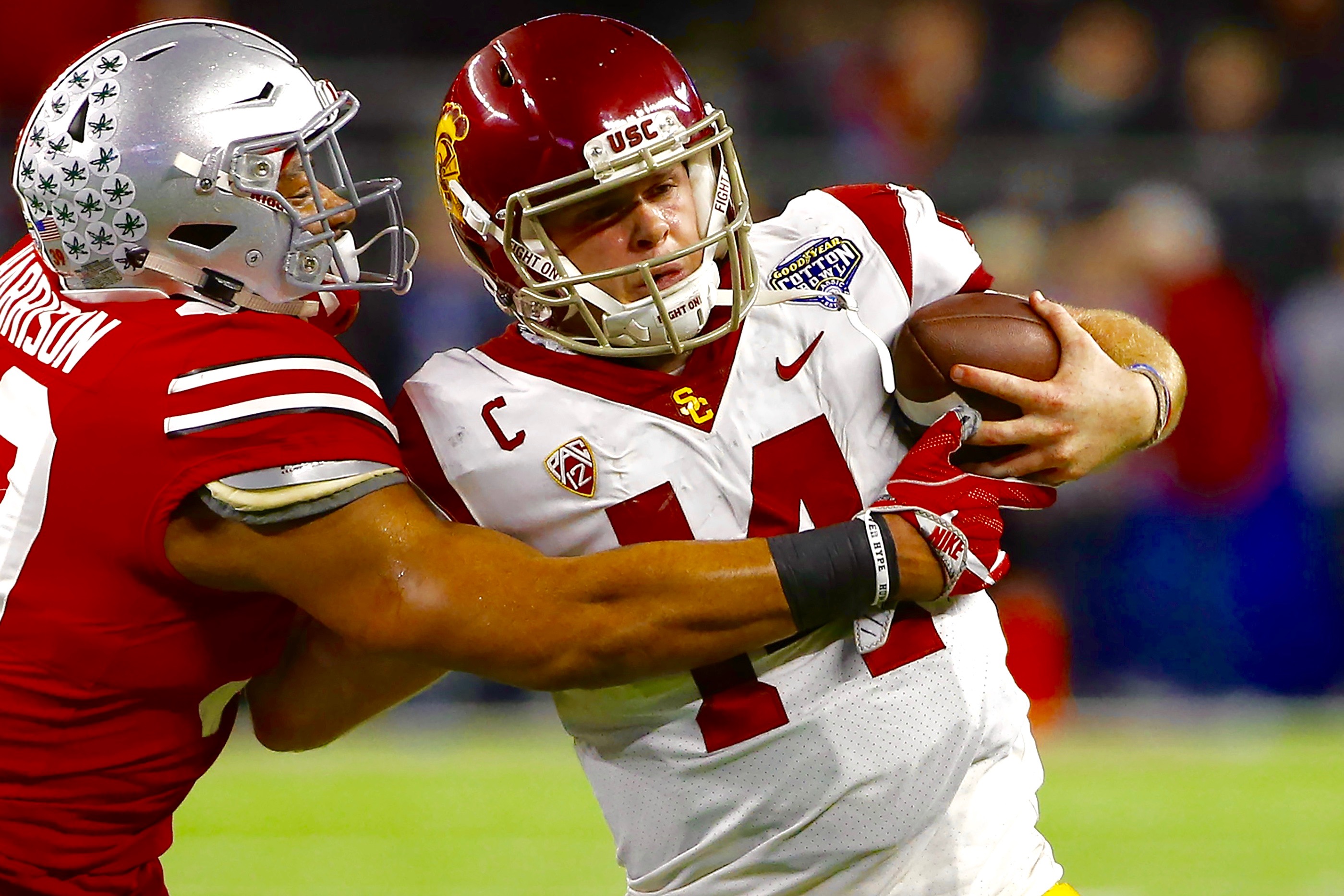 Former Ohio State DE Sam Hubbard Returns Fumble 98 Yards For TD - Sports  Illustrated Ohio State Buckeyes News, Analysis and More