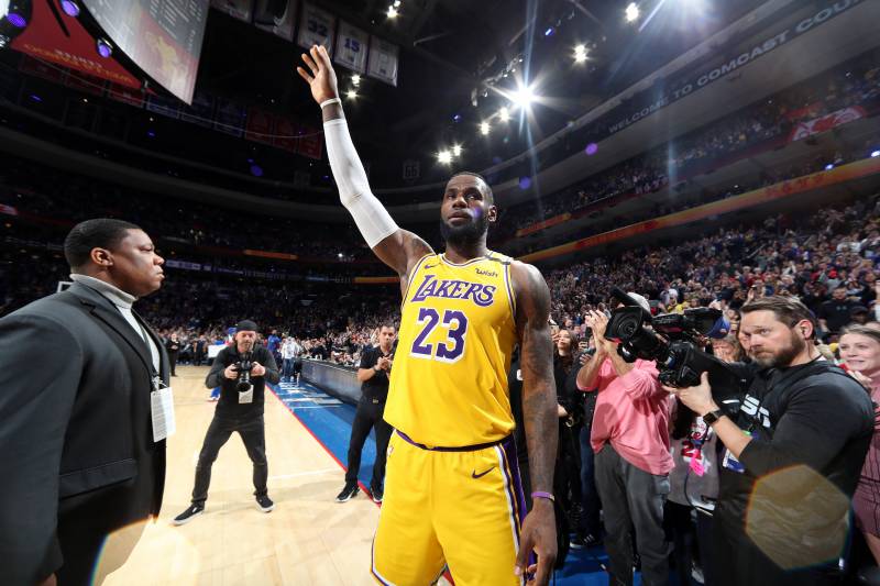 LeBron James After Passing Lakers' Kobe 