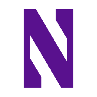 Northwestern W Basketball logo