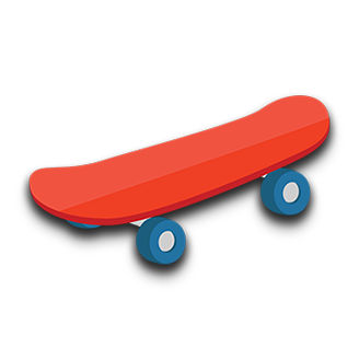 Skateboarding logo