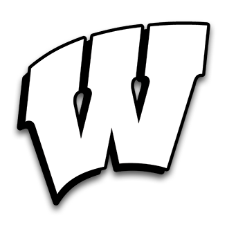 Wisconsin W Basketball logo