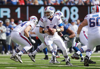 Oct 16, 2011; East Rutherford, NJ, USA; Buffalo Bills defensive