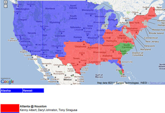 NFL Week 13 TV Coverage Map - Sports Illustrated Arizona Cardinals News,  Analysis and More