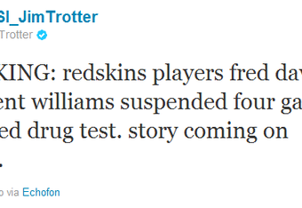 Redskins All-Pro LT Trent Williams suspended for second time