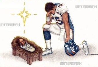 2022 Tebow Christmas Card Tim Tebow: Tebowing Christmas Cards Emerge, World Embraces Fad As Official  Word | Bleacher Report | Latest News, Videos And Highlights
