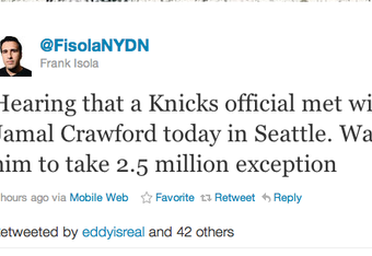 Knicks Rumors: Jamal Crawford Should Reconsider Interest in New