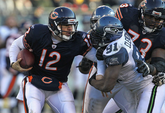 Hanie struggles as Bears lose to Raiders 25-20