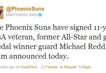 Phoenix Suns sign Michael Redd 