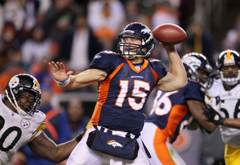 Steelers Dared Tebow To Beat Them, And He Did : The Two-Way : NPR