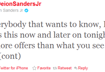 Deion Sanders Jr: 2-Star Prospect Baffles Fans with Twitter Antics