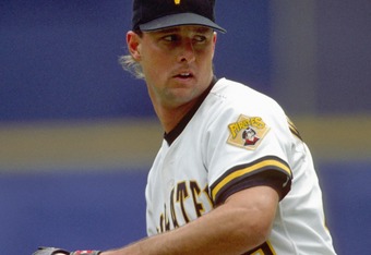 1992 Press Photo MLB Baseball Pitcher Tim Wakefield Pittsburgh Pirates