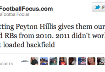 KC Chiefs' Peyton Hillis: Over/Under - Arrowhead Pride