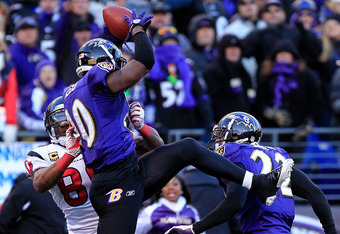 Dec. 11, 2011 - Baltimore, Maryland, U.S - Free safety Ed Reed (20) of the  Baltimore Ravens stands between plays during an NFL game between the  Baltimore Ravens and the Indianapolis Colts (