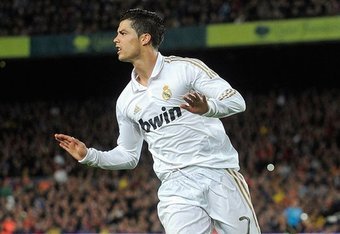 Cristiano Ronaldo Calm Down Celebration, Barcelona 1-2 Real Madrid 2012