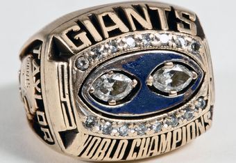 1990 New York Giants Super Bowl XXV Salesman's Sample Ring