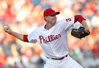 Roy Halladay leaves Phillies game after three batters with 'right arm  fatigue