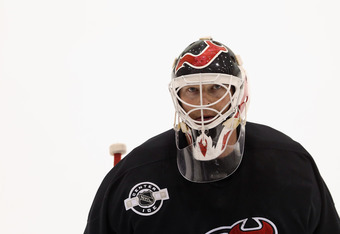 April 29, 2012: New Jersey Devils goalie Martin Brodeur (30) looks