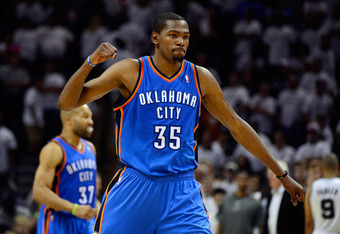 2012 NBA Finals Oklahoma City Thunder Kevin Durant Jersey – FibaManiac