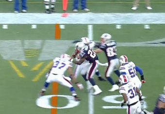 NFL Network: Stevan Ridley Fumbles After Big Hit