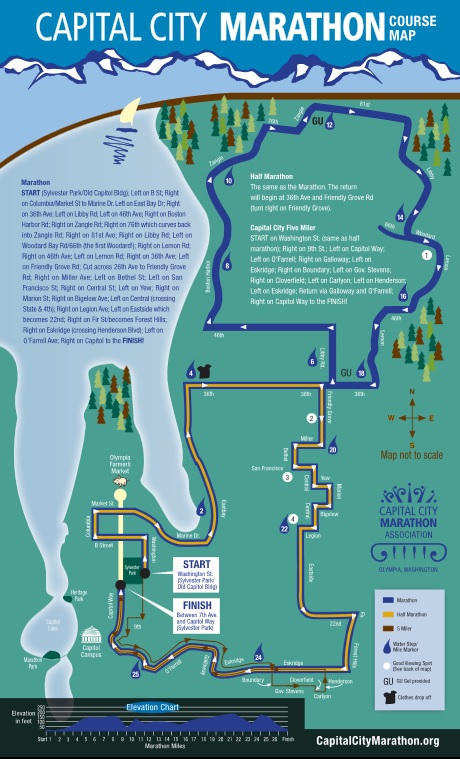 Capital City Marathon 2014: Route, Course Map, Times, Event Details ...