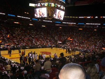 Inside AmericanAirlines Arena