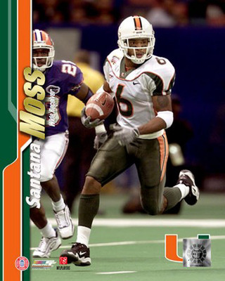 Santana Moss I Miami | Miami hurricanes football, University of miami ...