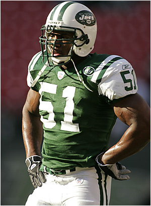 Jonathan Vilma New York Jets 8X10 Photo