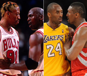 Kobe/Artest, Jordan/Rodman: Parallels of Heroes and Villains | Bleacher ...