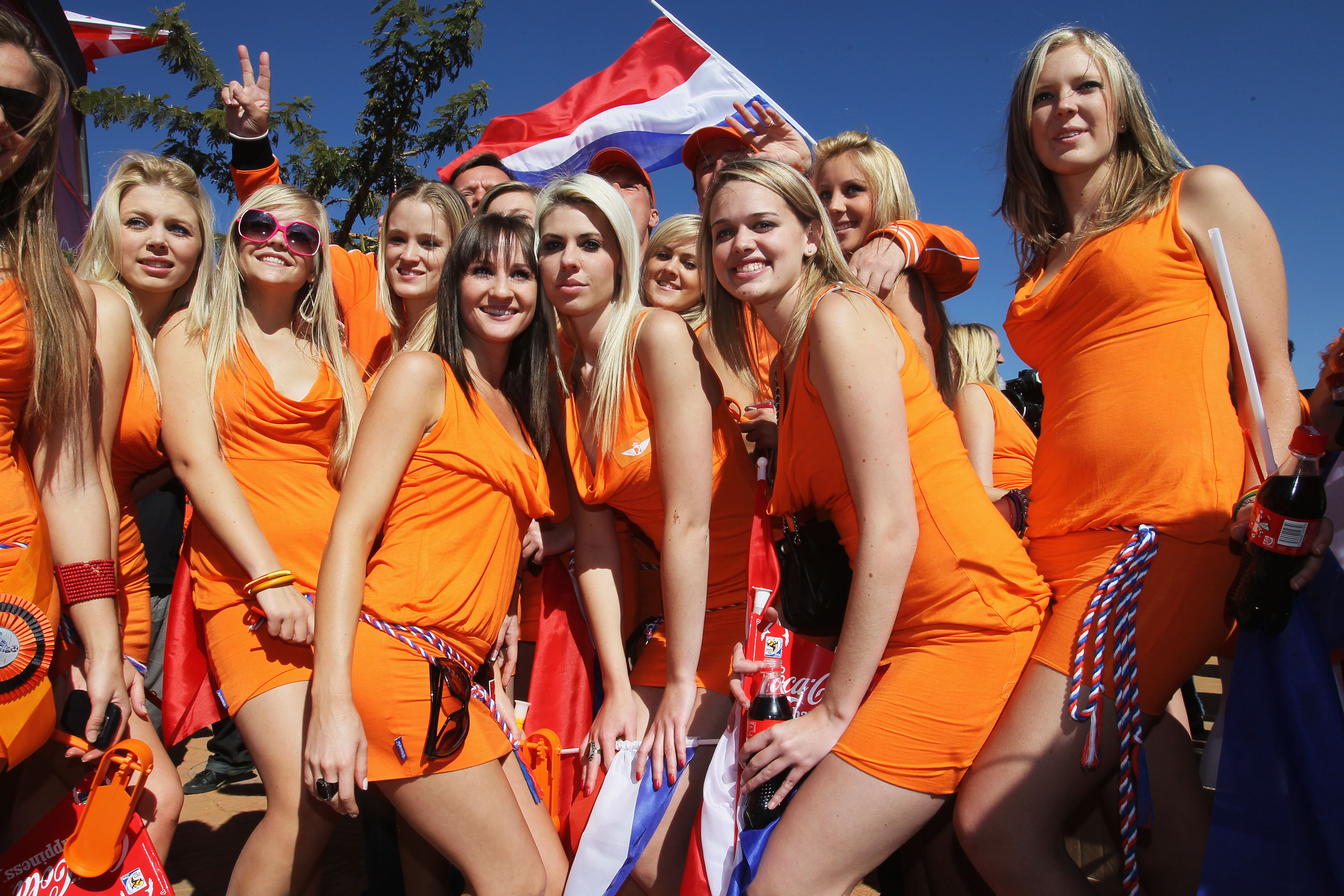 Fifa 2010 World Cup Dutch Girls In Mini Skirts Cause A Scandal 