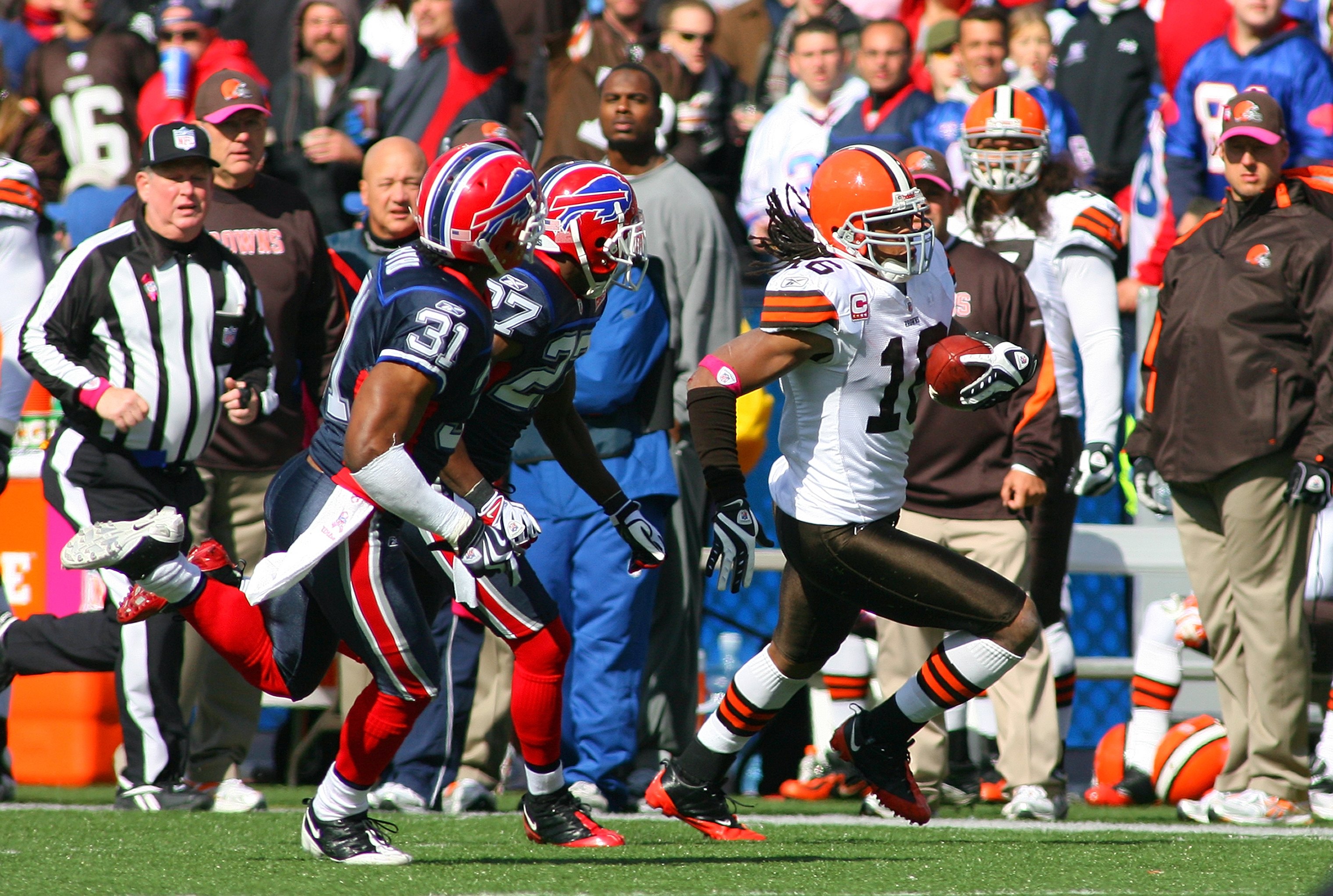 Lot Detail - 2009 Josh Cribbs Game Used & Twice-Signed Cleveland