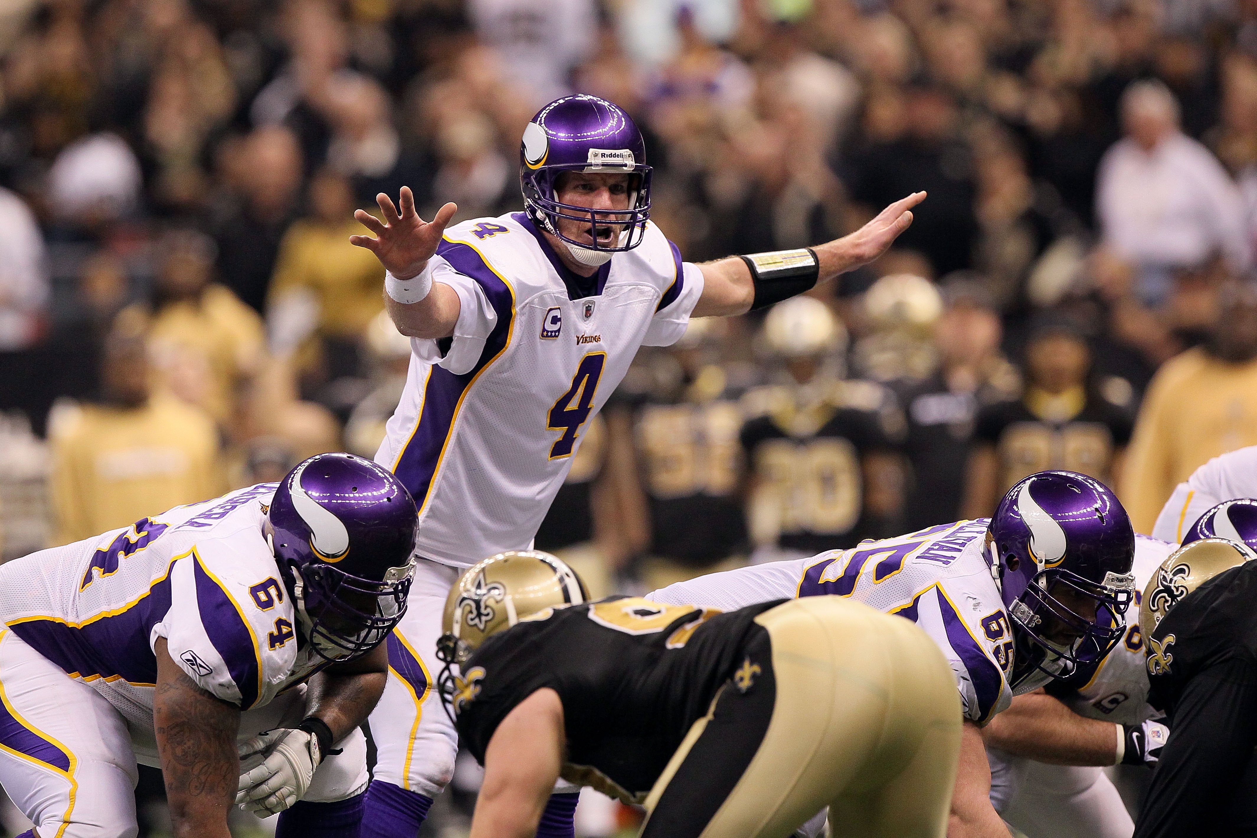 Brett Favre strongarms Minnesota Vikings' run to NFC Championship Game  against New Orleans Saints – New York Daily News