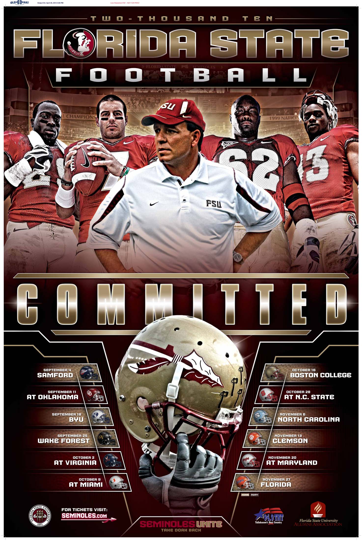 Ranking College Football's Top 50 Teams with Schedule Posters