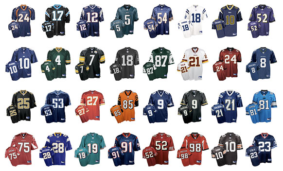 All-Time Greatest NFL Players By Jersey 