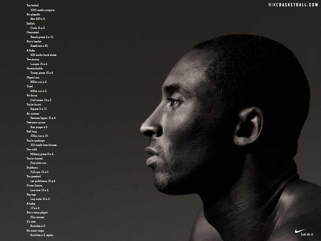 nike kobe poster