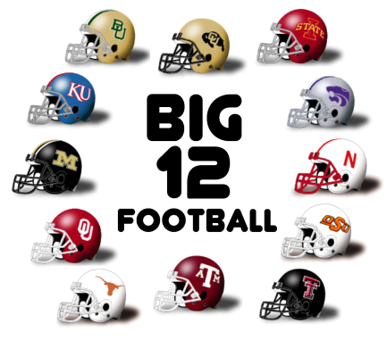 big 12 conference teams football