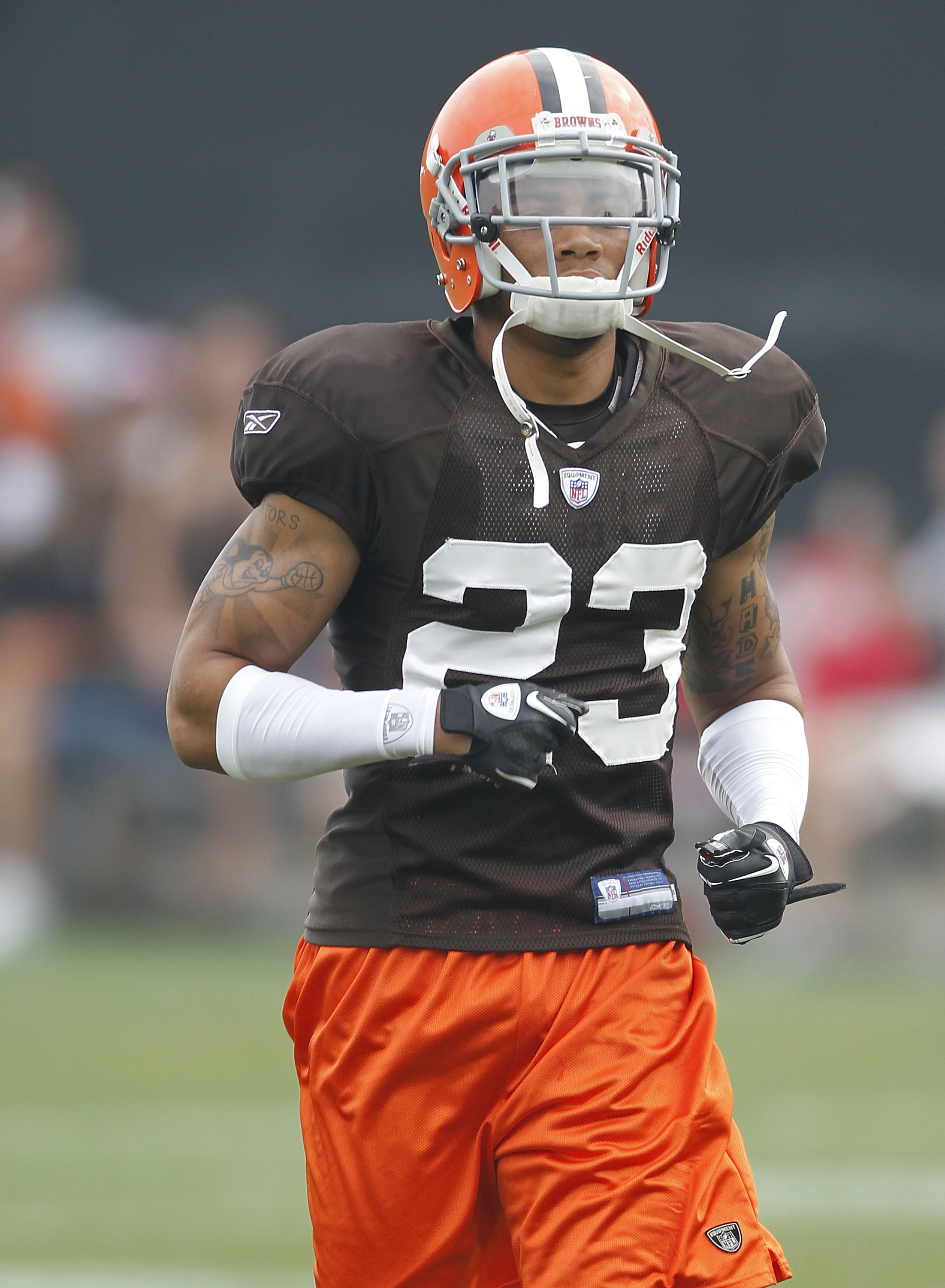 Joe Haden Cleveland Browns Signed Autographed Orange #23 Jersey –