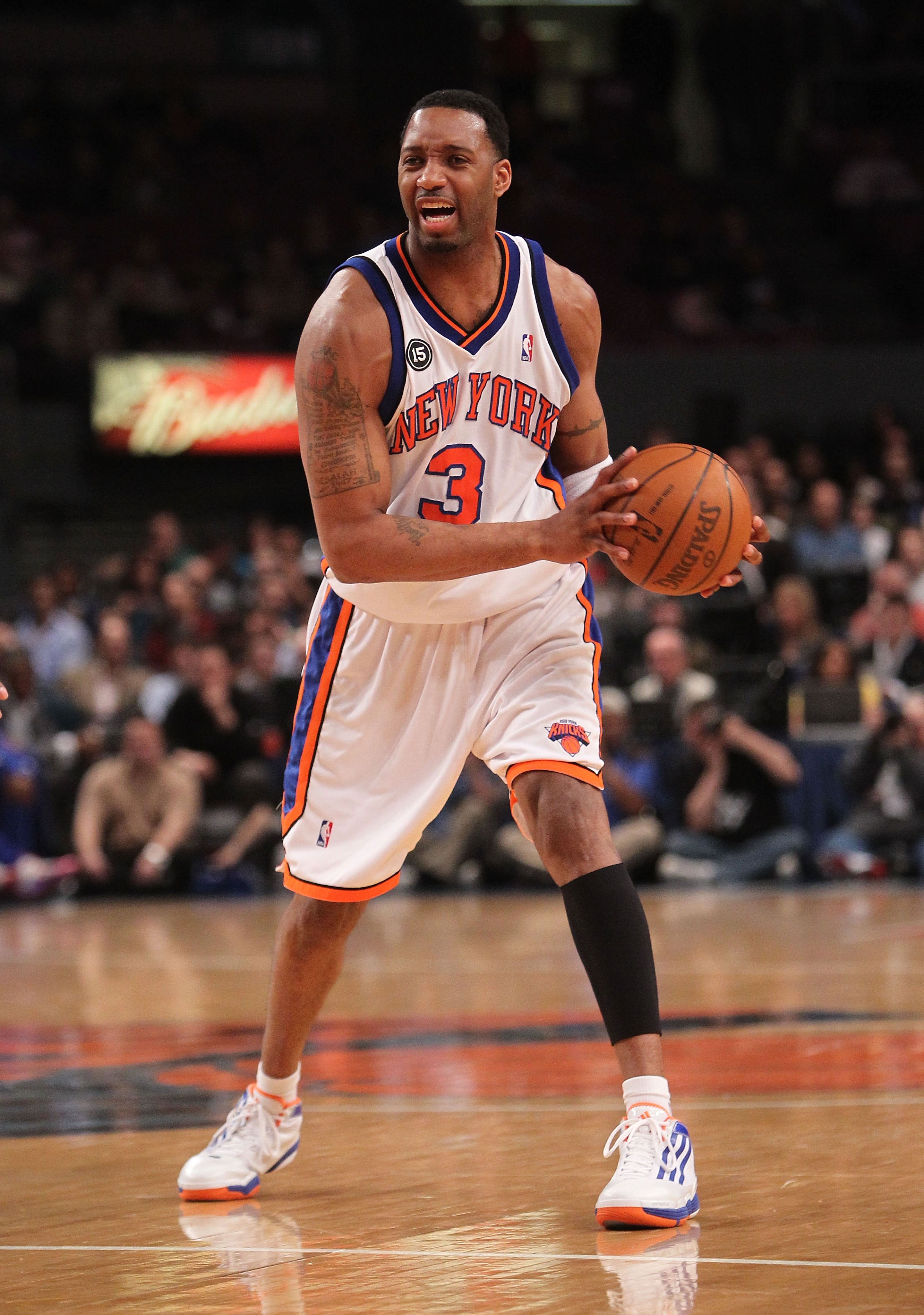 Tracy McGrady during his short tenure with the Knicks.